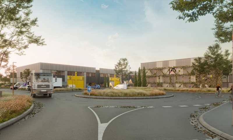 VEFA entrepôt et bureaux de 1054 m² sur le DYNAMIKUM de POISSY